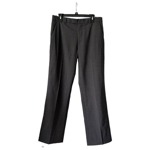 Theory Men’s Style 90011212 Charcoal Gray Wool Blend Trouser Dress Pants Size 34 - Picture 1 of 4